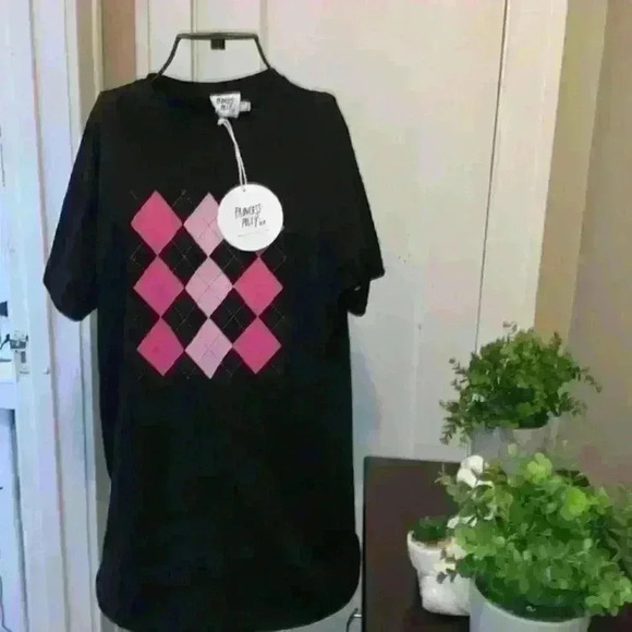 PRINCESS POLLY OVERSIZE TEE BLACK - Picture 1 of 4